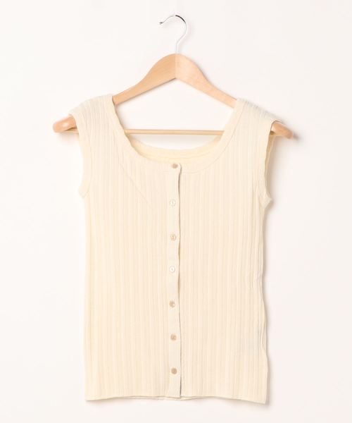 flower(フラワー)の「デイリーリブトップ(Tシャツ/カットソー・レディース・カーキ/アイボリー・FREE)」の11枚目の写真