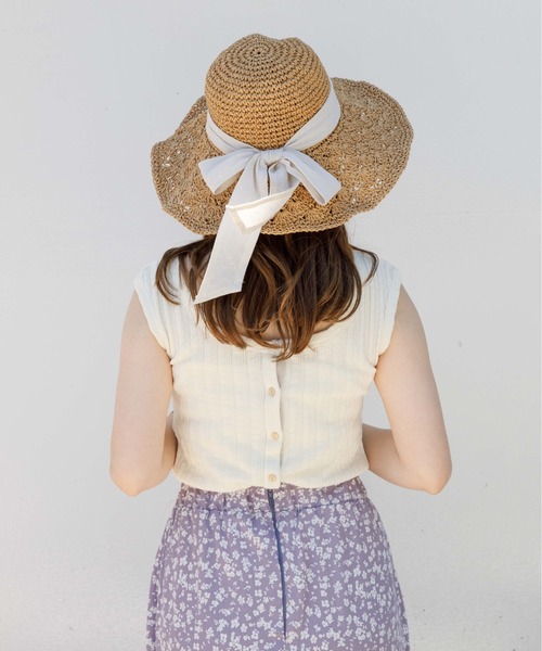 flower(フラワー)の「デイリーリブトップ(Tシャツ/カットソー・レディース・カーキ/アイボリー・FREE)」の8枚目の写真