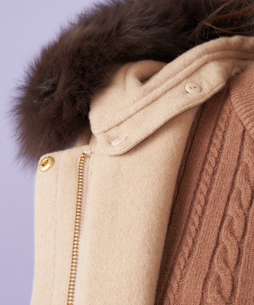MIIA（ミーア）の「5wayFOXファーコート（ムートンコート）」 - WEAR