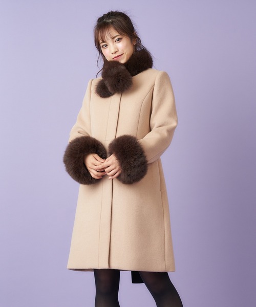 MIIA（ミーア）の「5wayFOXファーコート（ムートンコート）」 - WEAR
