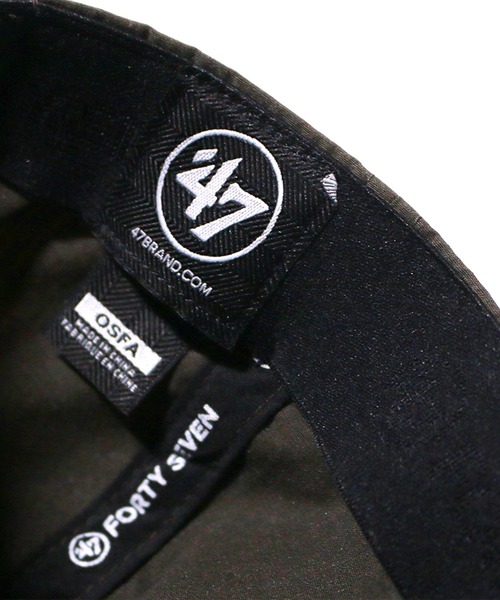 NANGA（ナンガ）の「NANGA×47 HINOC CAP/ナンガ×47 ヒノックキャップ（キャップ・メンズ・チャコールグレー/ブラウン/ベージュ/カーキ/ボルドー/ネイビー/パープル/オレンジ・FREE）」の10枚目の写真