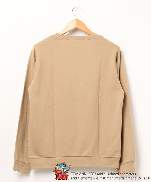 OUTDOOR PRODUCTS APPAREL(アウトドアプロダクツアパレル)の「【TOM and JERRY/トム&ジェリー】 裏毛トレーナー 袖プリント ユニセックス(スウェット・メンズ・ブラック/ベージュ/ブラック系その他/ベージュ系その他・MEDIUM/LARGE/X-LARGE)」の8枚目の写真