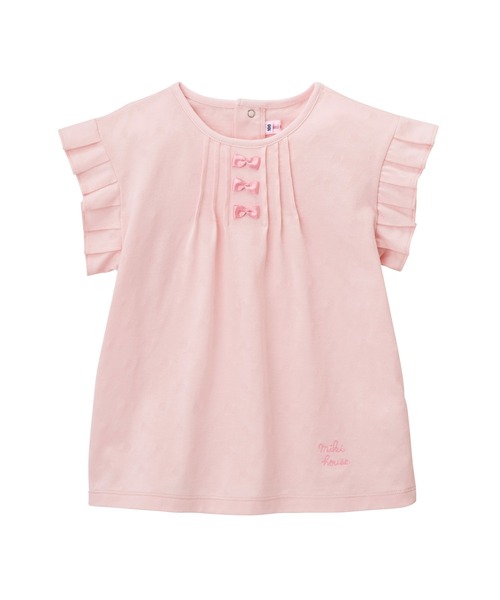 【セール】フリル袖Ｔシャツ（Tシャツ/カットソー）｜MIKI HOUSE（ミキハウス）