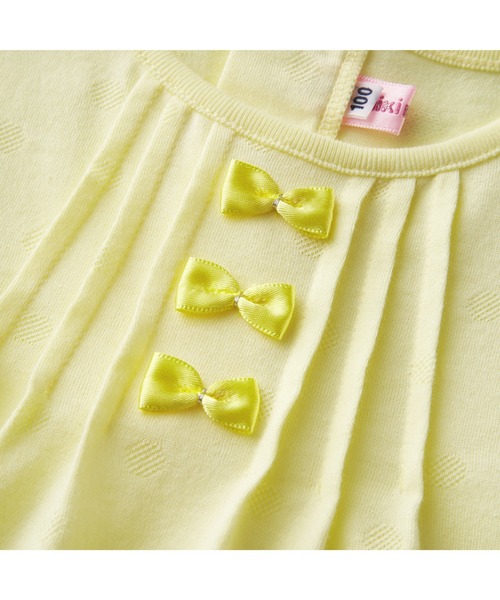 MIKI HOUSE(ミキハウス)の「フリル袖Tシャツ(Tシャツ/カットソー・キッズ・ピンク/イエロー・110cm/120cm)」の5枚目の写真