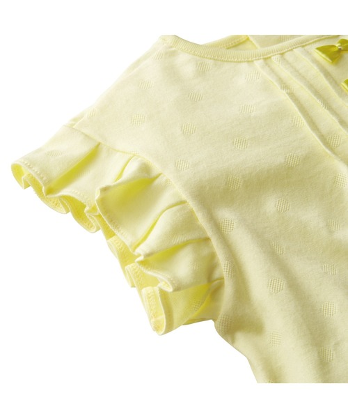 MIKI HOUSE(ミキハウス)の「フリル袖Tシャツ(Tシャツ/カットソー・キッズ・ピンク/イエロー・110cm/120cm)」の7枚目の写真