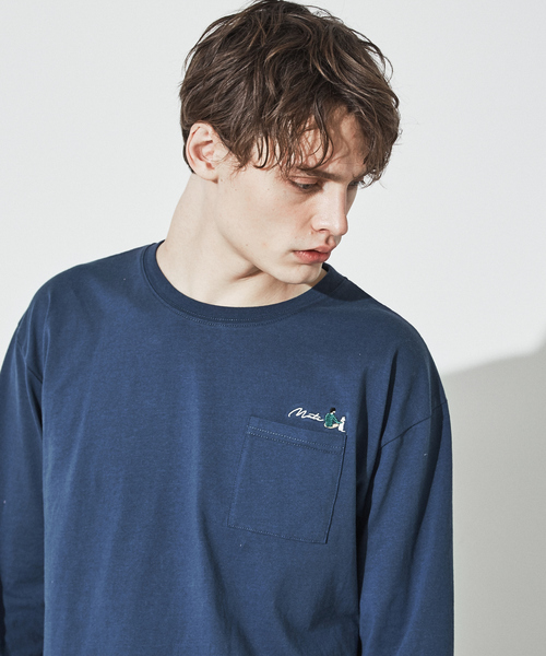 Myself Abahouse レトロイラストプリント ロングスリーブtシャツ Tシャツ カットソー Myself Abahouse マイセルフアバハウス のファッション通販 Zozotown