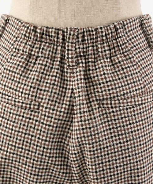 LOWRYS FARM（ローリーズファーム）の「チェックフロントスリットパンツ　926402（その他パンツ・レディース・チャコールグレー/ブラウン・MEDIUM/LARGE）」の5枚目の写真