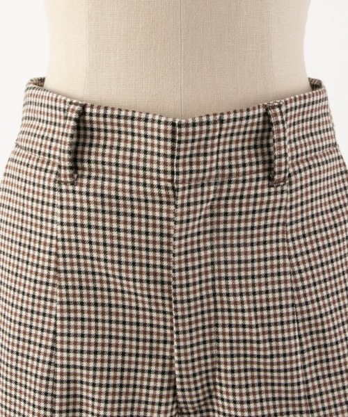 LOWRYS FARM（ローリーズファーム）の「チェックフロントスリットパンツ　926402（その他パンツ・レディース・チャコールグレー/ブラウン・MEDIUM/LARGE）」の6枚目の写真