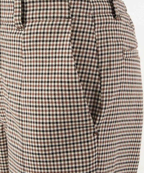 LOWRYS FARM（ローリーズファーム）の「チェックフロントスリットパンツ　926402（その他パンツ・レディース・チャコールグレー/ブラウン・MEDIUM/LARGE）」の8枚目の写真