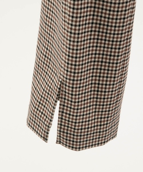 LOWRYS FARM（ローリーズファーム）の「チェックフロントスリットパンツ　926402（その他パンツ・レディース・チャコールグレー/ブラウン・MEDIUM/LARGE）」の9枚目の写真