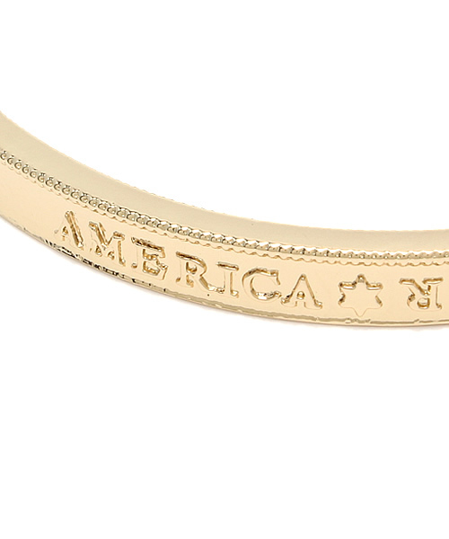 AZUL by moussy（アズールバイマウジー）の「メッセージバングル(CARD)（ブレスレット・レディース・ゴールド系その他/シルバー・FREE）」の3枚目の写真