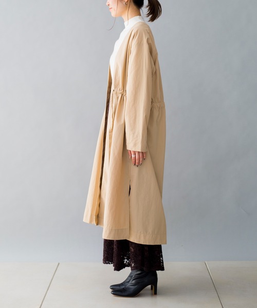 prose verse（プロズヴェール）の「《WEB限定》撥水加工ウエストドロストコート（その他アウター・レディース・ベージュ/オリーブ/カーキ・MEDIUM/LARGE）」の14枚目の写真
