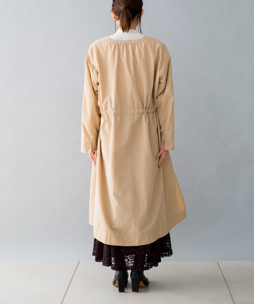 prose verse（プロズヴェール）の「《WEB限定》撥水加工ウエストドロストコート（その他アウター・レディース・ベージュ/オリーブ/カーキ・MEDIUM/LARGE）」の7枚目の写真