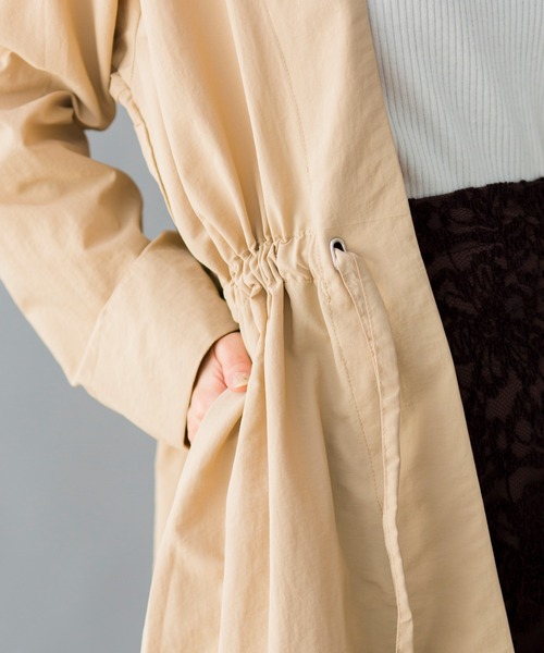prose verse（プロズヴェール）の「《WEB限定》撥水加工ウエストドロストコート（その他アウター・レディース・ベージュ/オリーブ/カーキ・MEDIUM/LARGE）」の13枚目の写真