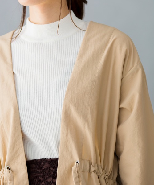 prose verse（プロズヴェール）の「《WEB限定》撥水加工ウエストドロストコート（その他アウター・レディース・ベージュ/オリーブ/カーキ・MEDIUM/LARGE）」の15枚目の写真