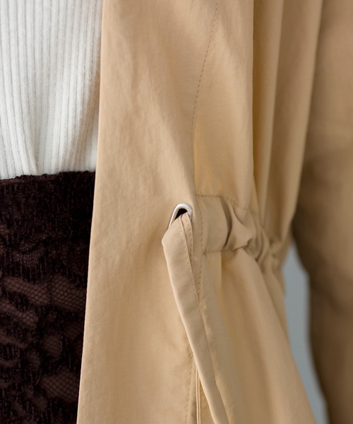 prose verse（プロズヴェール）の「《WEB限定》撥水加工ウエストドロストコート（その他アウター・レディース・ベージュ/オリーブ/カーキ・MEDIUM/LARGE）」の8枚目の写真