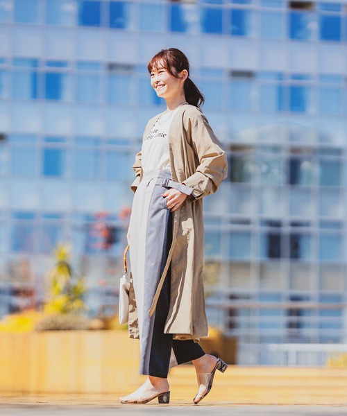 prose verse（プロズヴェール）の「《WEB限定》撥水加工ウエストドロストコート（その他アウター・レディース・ベージュ/オリーブ/カーキ・MEDIUM/LARGE）」の19枚目の写真