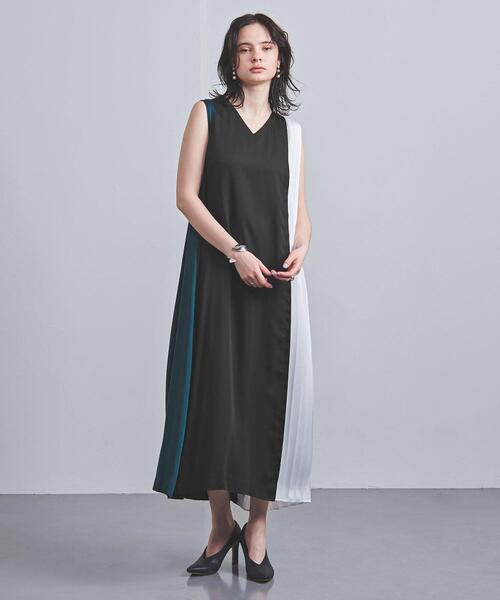 EZUMi（エズミ）の「＜EZUMi（エズミ）＞サイドプリーツ ワンピース◆（ワンピース・レディース・ブラック/ネイビー・SMALL）」の6枚目の写真