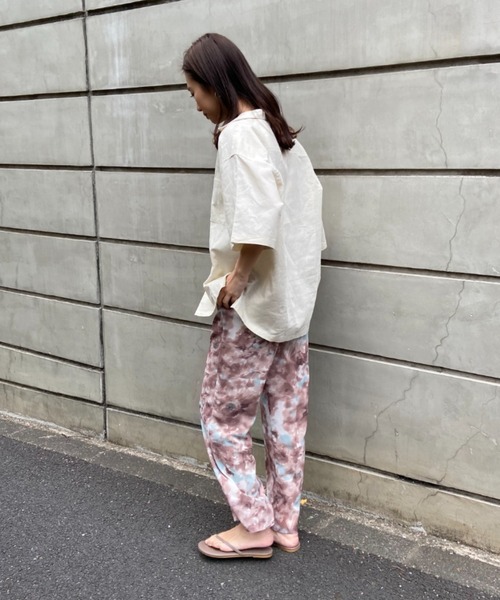 AZUL ENCANTO（アズールエンカント）の「ぼかし柄ストレートパンツ（その他パンツ・レディース・ベージュ/グレー・FREE）」の21枚目の写真