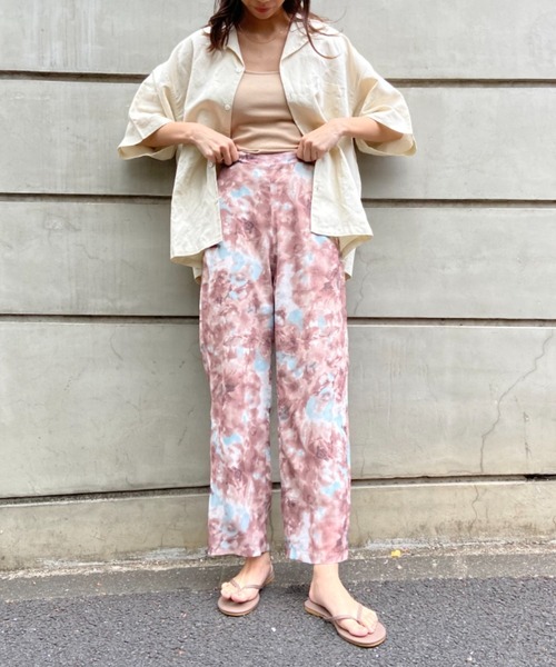 AZUL ENCANTO（アズールエンカント）の「ぼかし柄ストレートパンツ（その他パンツ・レディース・ベージュ/グレー・FREE）」の22枚目の写真