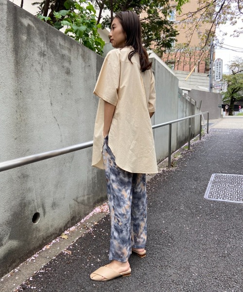 AZUL ENCANTO（アズールエンカント）の「ぼかし柄ストレートパンツ（その他パンツ・レディース・ベージュ/グレー・FREE）」の13枚目の写真