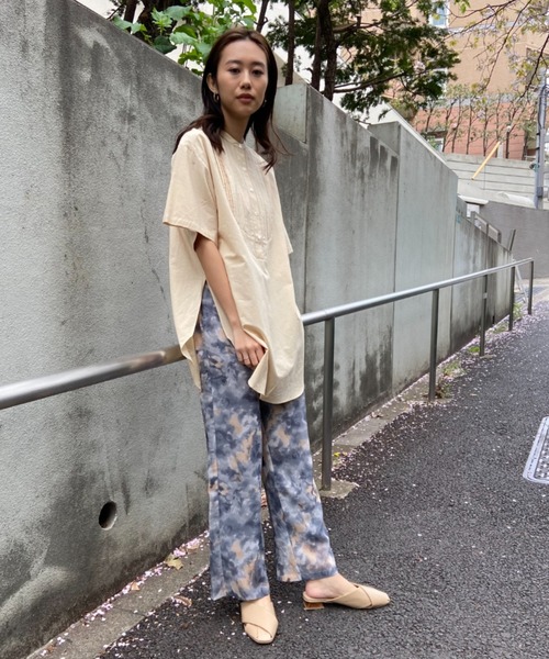 AZUL ENCANTO（アズールエンカント）の「ぼかし柄ストレートパンツ（その他パンツ・レディース・ベージュ/グレー・FREE）」の20枚目の写真