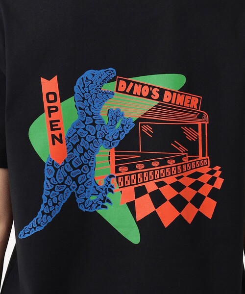 ポールスミス Dino's Diner バックプリント 長袖 Tシャツ ロンT