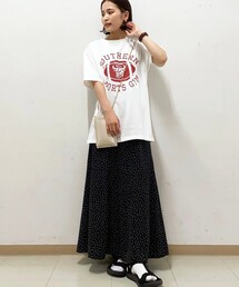 THE SHOP TK  | 【VERY6月号掲載】ランダムドットデシンフレアスカート(スカート)