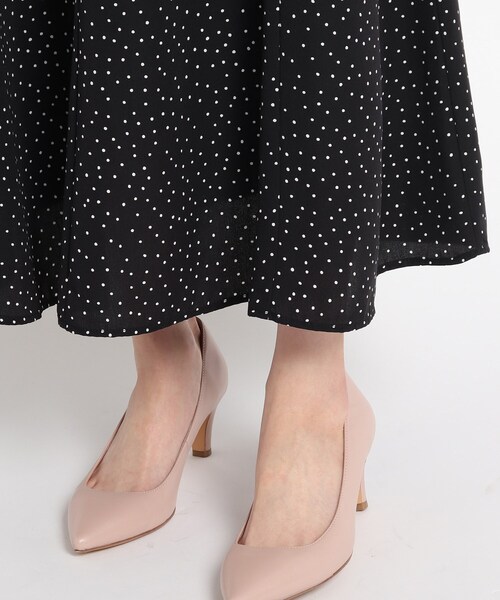 THE SHOP TK （ザ ショップ ティーケー ）の「◆【VERY6月号掲載】ランダムドットデシンフレアスカート（スカート・レディース・ブラック系/ベージュ系・13/12）」の16枚目の写真