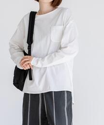 coen | USAコットンパイピングポケットTシャツ(Tシャツ/カットソー)