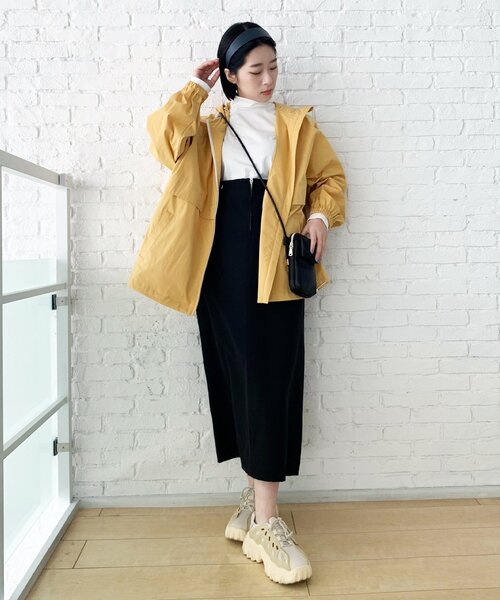 AG by aquagirl（エージーバイアクアガール）の「◆ハトメフロントZIPサス付きスカート（スカート・レディース・ホワイト系/ガンメタ/ブラック・36/38/40）」の6枚目の写真