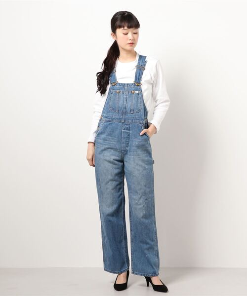 Lee（リー）の「【THE DENIM】Vintageオーバーオール/サロペット（サロペット/オーバーオール・レディース・インディゴブルー・MEDIUM/SMALL/X-SMALL）」の10枚目の写真
