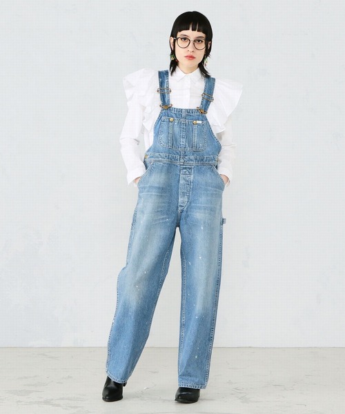 Lee（リー）の「【THE DENIM】Vintageオーバーオール/サロペット（サロペット/オーバーオール・レディース・インディゴブルー・MEDIUM/SMALL/X-SMALL）」の2枚目の写真