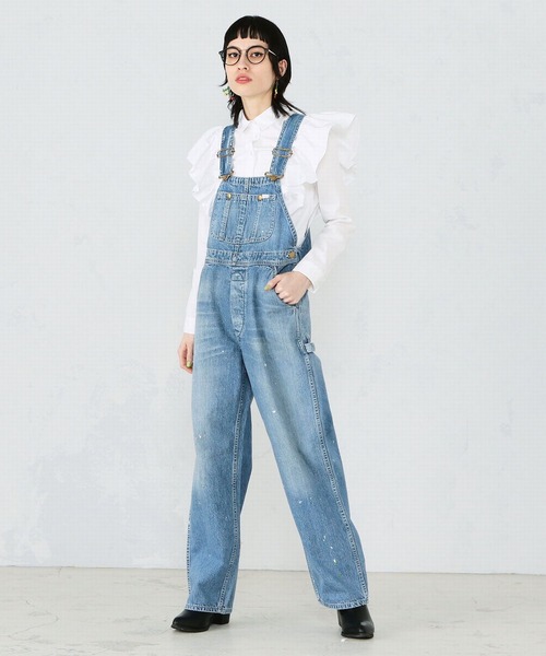 Lee（リー）の「【THE DENIM】Vintageオーバーオール/サロペット（サロペット/オーバーオール・レディース・インディゴブルー・MEDIUM/SMALL/X-SMALL）」の3枚目の写真