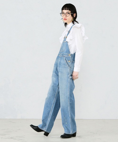 Lee（リー）の「【THE DENIM】Vintageオーバーオール/サロペット（サロペット/オーバーオール・レディース・インディゴブルー・MEDIUM/SMALL/X-SMALL）」の5枚目の写真