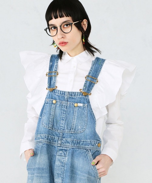 Lee（リー）の「【THE DENIM】Vintageオーバーオール/サロペット（サロペット/オーバーオール・レディース・インディゴブルー・MEDIUM/SMALL/X-SMALL）」の13枚目の写真