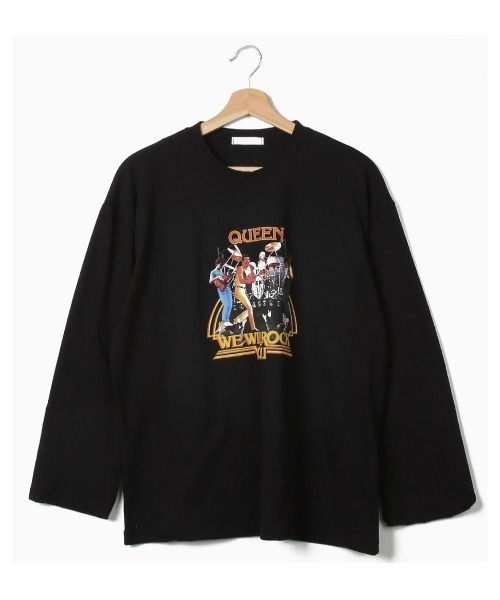 merongshop(メロンショップ)の「MERONGSHOP ハーマジェスティTシャツ(Tシャツ/カットソー・レディース・アイボリー/ブラック・FREE)」の12枚目の写真