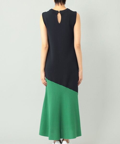 GRACE CLASS(グレースクラス)の「バイカラーニットワンピース(ワンピース・レディース・ホワイト/ネイビー・36)」の17枚目の写真