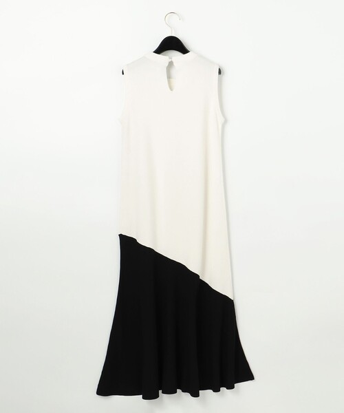 GRACE CLASS(グレースクラス)の「バイカラーニットワンピース(ワンピース・レディース・ホワイト/ネイビー・36)」の16枚目の写真