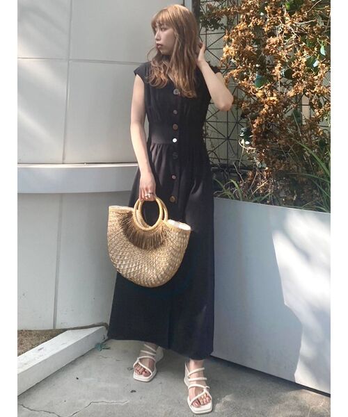 MURUA（ムルーア）の「フリンジカゴバッグ（かごバッグ・レディース・ベージュ・FREE）」の14枚目の写真