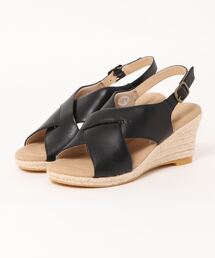 Piedi Nudi（ピエディヌーディ）の「piedi nudi/ﾋﾟｴﾃﾞｨﾇｰﾃﾞｨ / 本革 クロスベルトデザインサンダル（サンダル）」