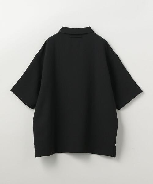 UNITED ARROWS & SONS（ユナイテッドアローズアンドサンズ）の「UNITED ARROWS & SONS by DAISUKE OBANA Ⅰ PL SSL SHIRT（ポロシャツ・メンズ・ブラック/ダークブラウン・S/L/M）」の13枚目の写真