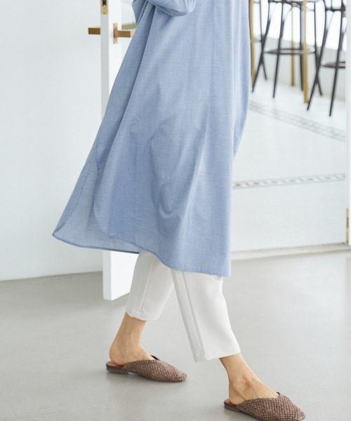 Rewde（ルゥデ）の「【雑誌掲載・TV着用】イージーテーパードパンツ（1R12-03069）（その他パンツ・レディース・ブラック/ブルー/キナリ/ピンク・S/M）」の2枚目の写真