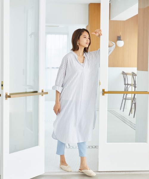 Rewde（ルゥデ）の「【雑誌掲載・TV着用】イージーテーパードパンツ（1R12-03069）（その他パンツ・レディース・ブラック/ブルー/キナリ/ピンク・S/M）」の12枚目の写真