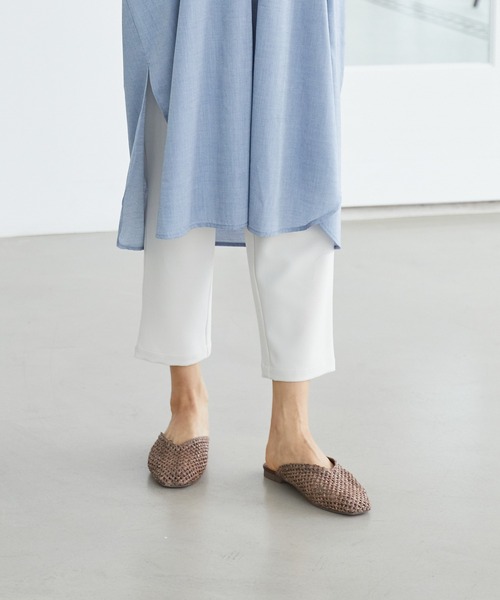 Rewde（ルゥデ）の「【雑誌掲載・TV着用】イージーテーパードパンツ（1R12-03069）（その他パンツ・レディース・ブラック/ブルー/キナリ/ピンク・S/M）」の15枚目の写真