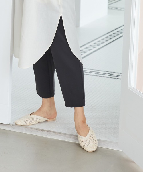 Rewde（ルゥデ）の「【雑誌掲載・TV着用】イージーテーパードパンツ（1R12-03069）（その他パンツ・レディース・ブラック/ブルー/キナリ/ピンク・S/M）」の14枚目の写真