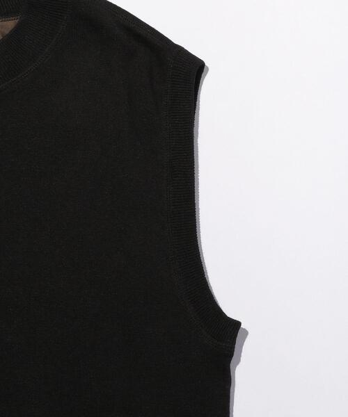 MHL.（エムエイチエル）の「＜MHL.＞ 18 FINESLUB C/L VEST/ベスト（ベスト・メンズ・ブラック・MEDIUM/LARGE）」の3枚目の写真