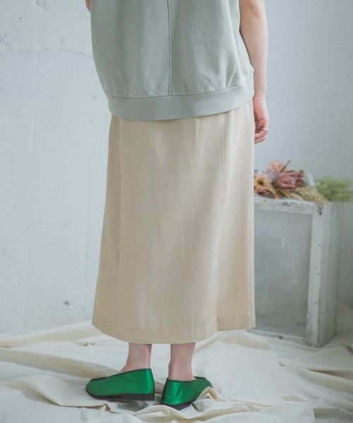 ITEMS URBANRESEARCH(アイテムズ アーバンリサーチ)の「リネンライクタイトスカート(スカート・レディース・チャコールグレー/ベージュ/グレー・FREE)」の10枚目の写真