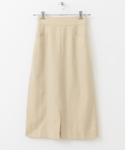 ITEMS URBANRESEARCH(アイテムズ アーバンリサーチ)の「リネンライクタイトスカート(スカート・レディース・チャコールグレー/ベージュ/グレー・FREE)」の9枚目の写真