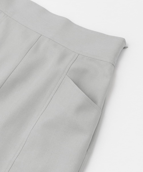 ITEMS URBANRESEARCH(アイテムズ アーバンリサーチ)の「リネンライクタイトスカート(スカート・レディース・チャコールグレー/ベージュ/グレー・FREE)」の6枚目の写真